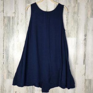BB Dakota navy tank hi low tunic top dress
